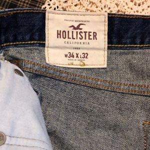 Hollister 4 button boot cut 34x32 jeans